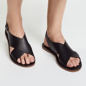 Madewell Black Reka Sandal